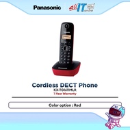 Panasonic Digital Cordless DECT Phones KX-TG1611MLR Red
