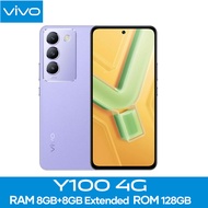 Vivo Y100 4G 8GB+8GB Extended RAM 256GB ROM NFC 80W FlashCharge Garansi Resmi Terbaru Vivo 2024
