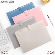 JONY1TWDD Document Storage Folder, PP 12 Grid Organ Folder, Fashion|Color A4 Classification Folder S