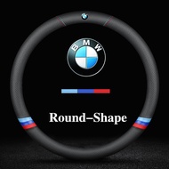 【New】BMW Leather Steering Wheel Cover For BMW E90 E60 F20 F21 F22 F23 F45 F46 F30 F31 F34 F32 F33 F3
