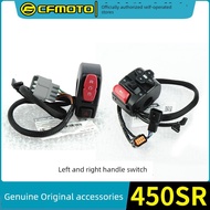 Y100 lampu led motor CFMOTO Motorcycle Spring Breeze 450SR Left Right Handle Switch CF400-6-9 Igniti