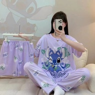 Plus size Print Mickey  Korean Pajama For Women homewear plus size sleepwear