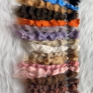 Imported Combed Mohair Hair Row Blythe/BJD/Ob11 Hair Tie Doll Wig Wool Original Wool