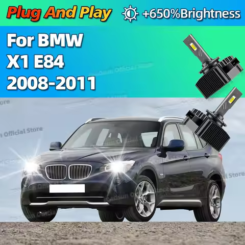 6000K LED Headlights D1S Xenon Lights 110W Turbo Plug and Play Car Lamp For BMW X1 E84 2008 2009 201