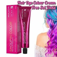 Pewarna Rambut Hair Colouring Shoupin Multicolour Developer Hair Dye Color Cream Cover White
