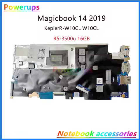 New Original Laptop Main Motherboard For Honor MagicBook 14 2019 KeplerR-W10CL W10CL R5-3500U DDR4 1