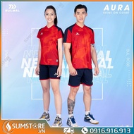 Áo Bóng Chuyền Nam Aura Đỏ - Áo Thể Thao Cao Cấp BULBAL