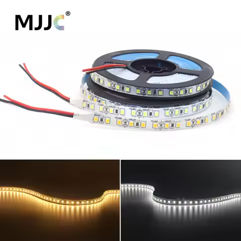 12V LED Strip 1M-5M 600 SMD 2835 6000K 3000K Warm White Stripe Flex Tape Light 120LEDs M 8mm PCB Non