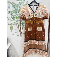 Blt Embroidered Long Dress 2xl