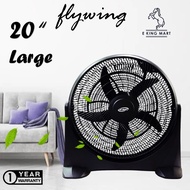 FLYWING by DAWA BOX FAN 20" Table Fan 20 INCH Big Floor Fan Vertical Adjustment 90c Strong Wind KIPA