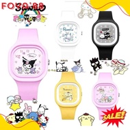 Up To 70% Bp Cute Imported Children's Watch Melody Kuromi Cinamorol - Latest Round Analog Rubber Fac