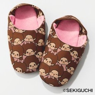 (代購)日本版 Sekiguchi x Monchhichi 聯承 可愛家居/旅行拖鞋 Home Slippers 連原裝貼紙