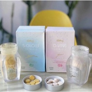 Paket Dvine d-vine dvine dan sglow s-glow collagen