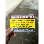 A6 Size Sticker – Premium Kromo Material | For Stalls, Shops, and Other Businesses