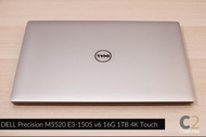 (特價一台)(二手) DELL Precision 5520 i7-7700HQ 16G 512G-SSD M1200M 4G 15.6" 1080p Mobile Workstation 移動工作站