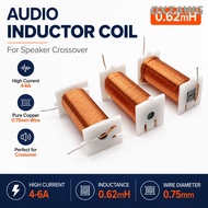 PINCHMY Speaker Crossover Inductor Coil, Pure Copper 4-6A Audio Inductor Coil, Durable 0.75mm 0.62MH