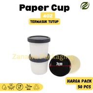 Paper Cup 4oz, 8oz, 12oz, 16oz, 22oz Including Lid - Cold Coffee Paper Cup, Cold Paper Cup - Price P
