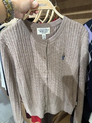 Who.A.U刺繡小熊針織長袖外套 女裝 ✅100%韓國專門店/免稅店購入