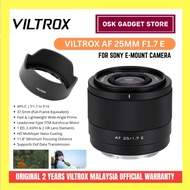 Viltrox AF 25mm F1.7 E Prime Lens For Sony E-Mount Camera | APS-C | 2 Years Viltrox Malaysia Officia