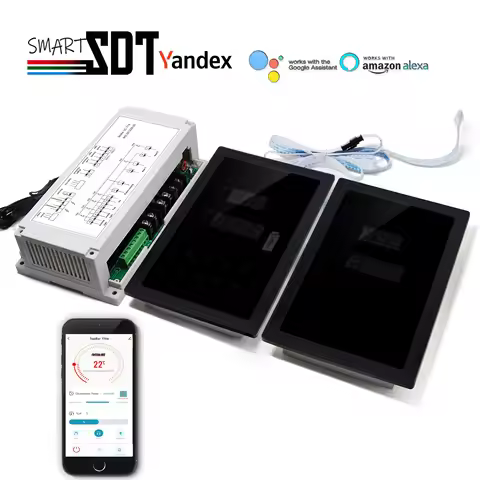 380V/440V Sauna Controller With Tuya WIFI,Active Relay Switch Output&Multifunctional Light/Fan/Trans