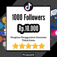 1000 FOLLOWERS TIKTOK PERMANEN (BERGARANSI)