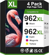 962XL Ink Cartridges for HP Printers Compatible for HP 962XL Ink Cartridges Combo Pack Works with HP