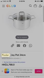 Fissler 24cm stew pot with glass lid