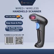[Ship 24Hr] Scanz 2D QR Barcode Scanner Reader Scan Wireless Phone Wired Pay