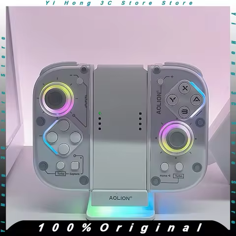 Aolion J20Pro Wireless Joycon Contorller For Switch1/2 Knight Left And Right Gamepad RGB Motion Sens