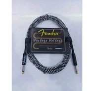Kabel Jack Guitar Merek Fender Panjang 6 Meter Gitar Akustik Elektrik Bass Kyeboard