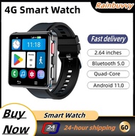 New S998 4G Smart Watch  MTK6761 Quad core 4GB Ram 64GB Rom  2.64" Large Square Screen Watch 1200mAh