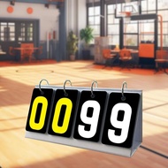 [whfashionkk] Flip Score Board Score Keeper Digital Scorer 4 digits Score Flipper for Outdoor