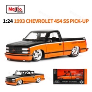 Maisto 1:24 1993 Chevrolet 454 SS Pick-up Pickup Alloy Simulation Static Car Model