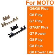 ON OFF Power Button Volume Side Key For Motorola Moto G6 G7 G8 Play Plus G8 Power Lite Up Down Volume + Power Switch Side Button