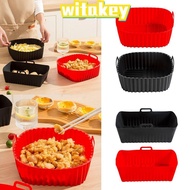 WITAKEY Oven Liner, with Handle for 4-7 QT Silicone Air Fryer Liners, Air Fryer Accessories Reusable