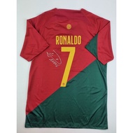 Cristiano Ronaldo CR7 jersey Portugal F.P.F. 2022-2023 Hand Signed by CR7 w/COA