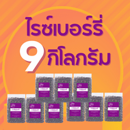 ข้าวไรซ์เบอร์รี่ (นาปรังนิ่ม) ข้าวสาร ราคาถูกที่สุด 9 กก ตรา Good Rice by Glory Rice