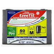 Sekoplas EzeeTie 50 Go Green Tie-Handle Hi-Density PE Garbage Bag Medium