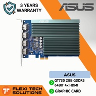 Flexi Tech VGA ASUS PCIE NVIDIA GT730 2GB GDDR5 64BIT 4x HDMI