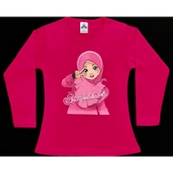(BSHR)Baju Budak Lengan Panjang Perempuan / Kids Girl T Shirt Long Sleeve (Islamic/ Muslimah)