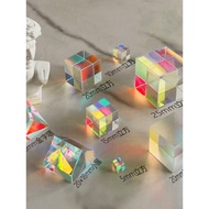 Novelty Science Experiment Physical Triangular Mirror K9 Optical Glass Rainbow Photography Photograp