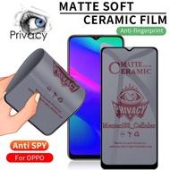 CERAMIC SPY MATTE ANTI GLARE FOR OPPO A57 4G A57 5G A79 5G A18 A38 4G A98 5G A58 4G A78 4G OPPO A77s OPPO A17 2022