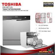 TOSHIBA DW-08T1(S)-SG TABLE TOP DISHWASHER