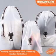 Drawstring Bag Size 30x35cm Makeup Storage/ Shoe/