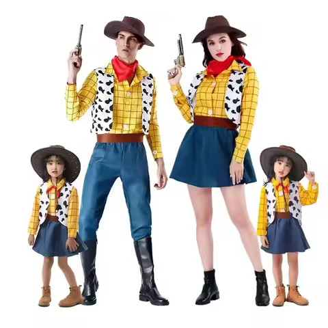 New Cowboy Woody Children's Cartoon Character Anime Character Performance Costume Adult Western Cowb