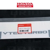 Honda Genuine VTEC TURBO Rear Glass Decal Sticker for Civic FE FC FC1 Type R FK7 FK8 Stepwgn CRV HRV