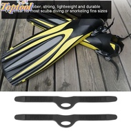 TOPTOOL Swimming Fin Strap, Durable Elastic Flippers Fin Strap, Universal Adjustable Diving Buckle S