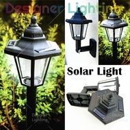 Outdoor Solar Light Wall Light Garden Light Solar Gate Light Lampu Pagar Solar Weatherproof Lampu Tembok (KW-1058)