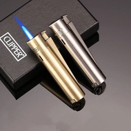 ❣Clipper Metal Lighter Straight Jet Gas Blue Flame Windproof Lighter Flame Outlet With Dust Capn"%h