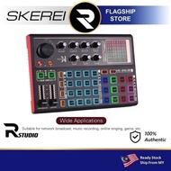 Skerei K300 Live Sound Card Voice Changer Multiple Sound Effects For Live Streaming Broadcast Karaok